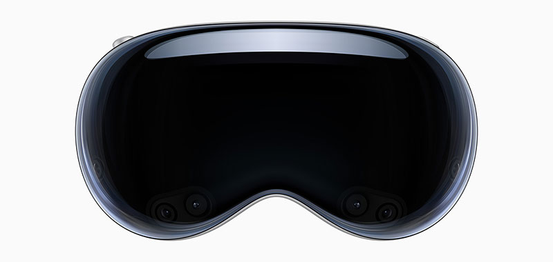 Apple Vision Pro glass front view